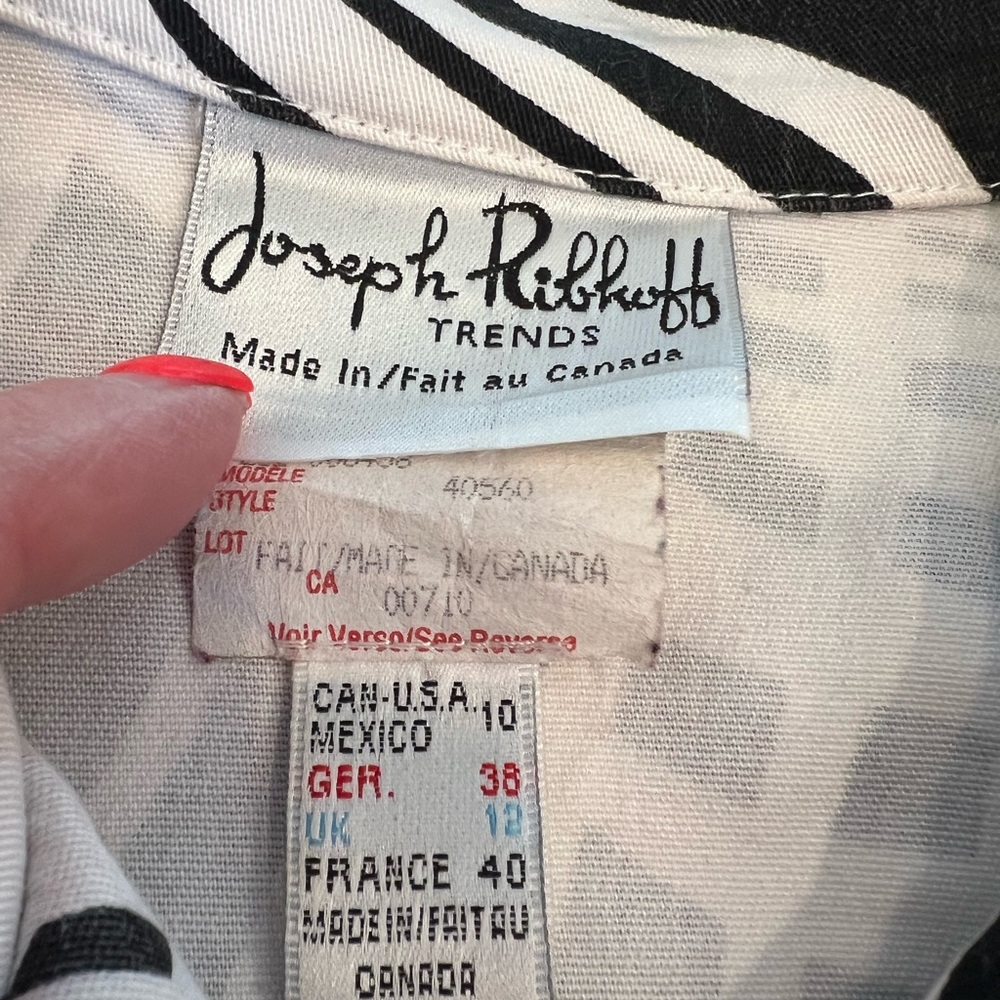 Vintage Joseph Ribhoff Trends Jacket - Picture 8 of 9